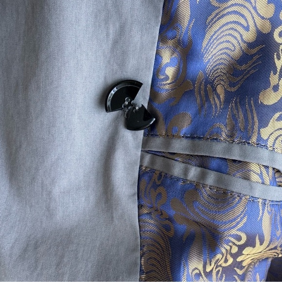 TED BAKER LONDON GREY DOUBLE BREASTED TRENCH COAT - 4 - Picture 17 of 17